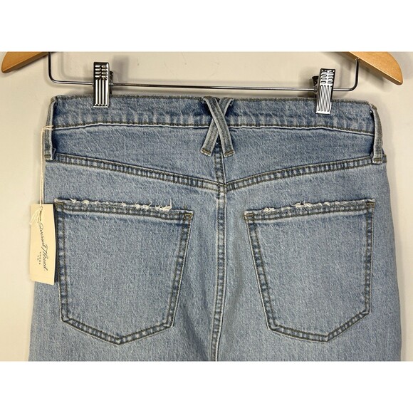 NWT Universal Thread Light Wash Denim Midi Skirt Front Slit Stretch NWT Sz 8 - Picture 7 of 12